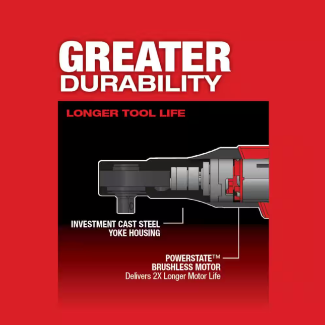 M12 FUEL 12V Lithium-Ion Brushless Cordless 3/8 in. Ratchet (Tool-Only)