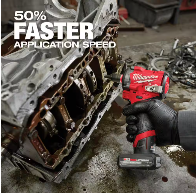 M12 FUEL 12V Lithium-Ion Brushless Cordless Stubby 3/8 in. Impact Wrench
