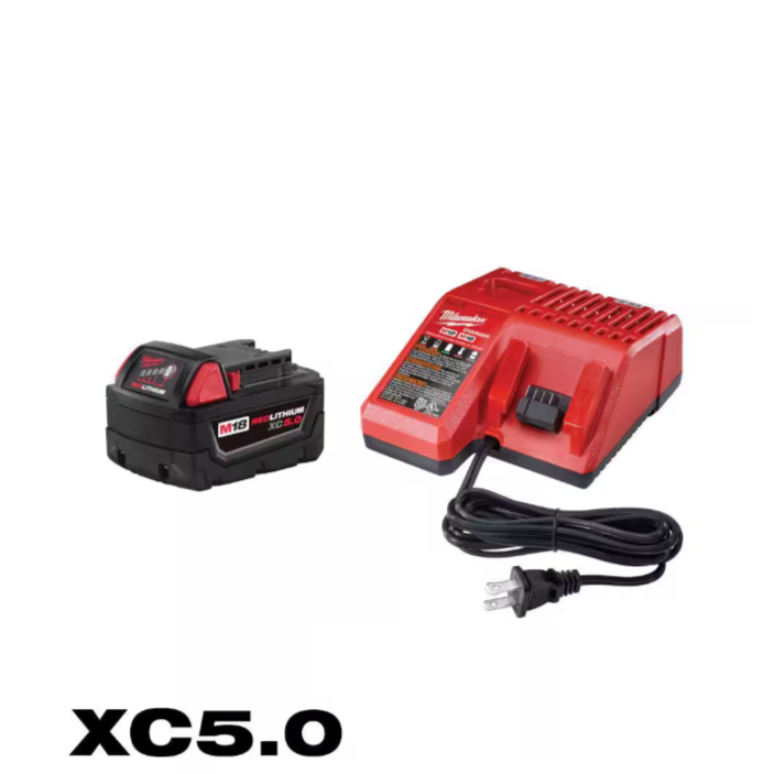 M18 18-Volt Lithium-Ion XC Starter Kit with One 5.0Ah Battery and Charger