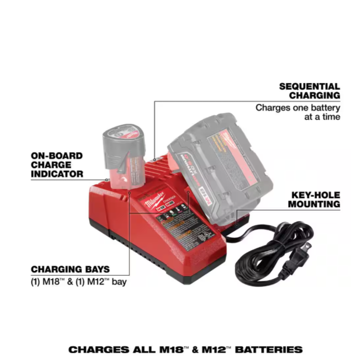 M18 18-Volt Lithium-Ion XC Starter Kit with One 5.0Ah Battery and Charger