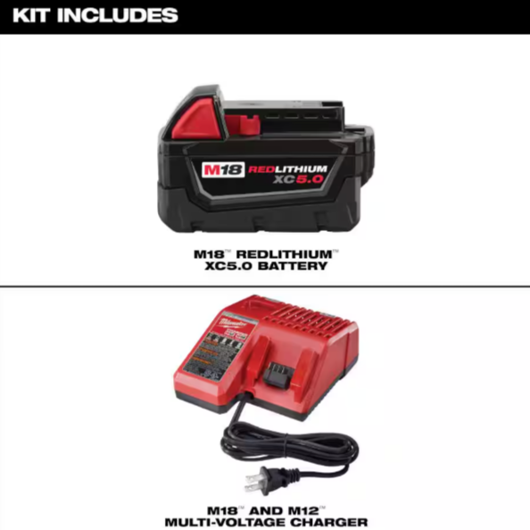 M18 18-Volt Lithium-Ion XC Starter Kit with One 5.0Ah Battery and Charger